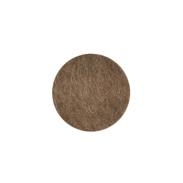 Подпятник войлочный d24 мм (32шт) самоклеящийся, цвет коричневый, Турция 