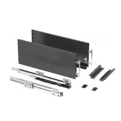 Комплект выдвижного ящика Tango Slim 199x400мм графит