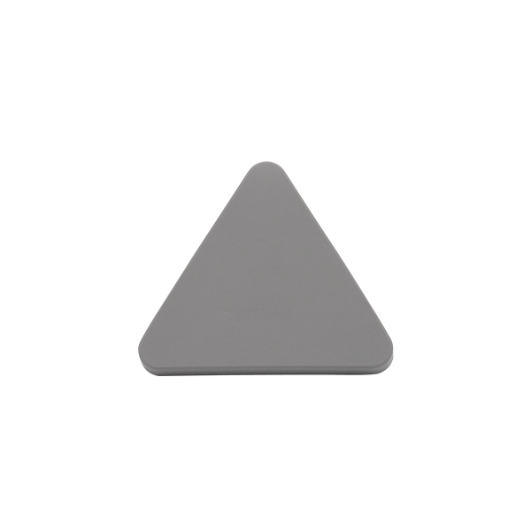 Ручка-кнопка H99, серый треугольник пластик 