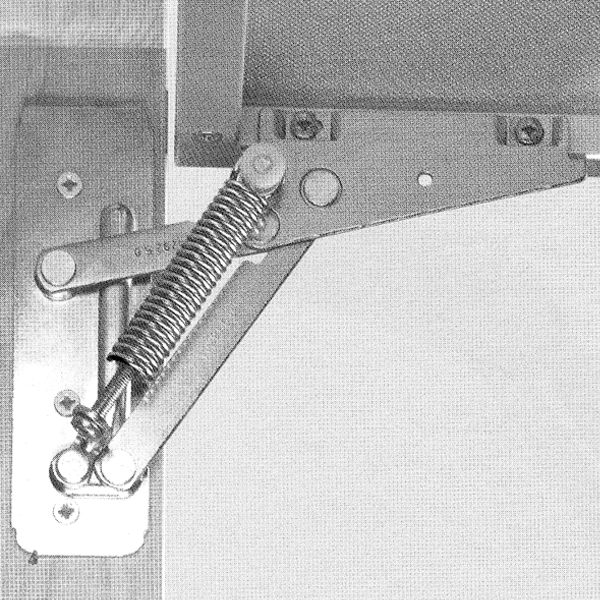 Кронштейн Lift 90 Alu для рамочных дверей, Hettich