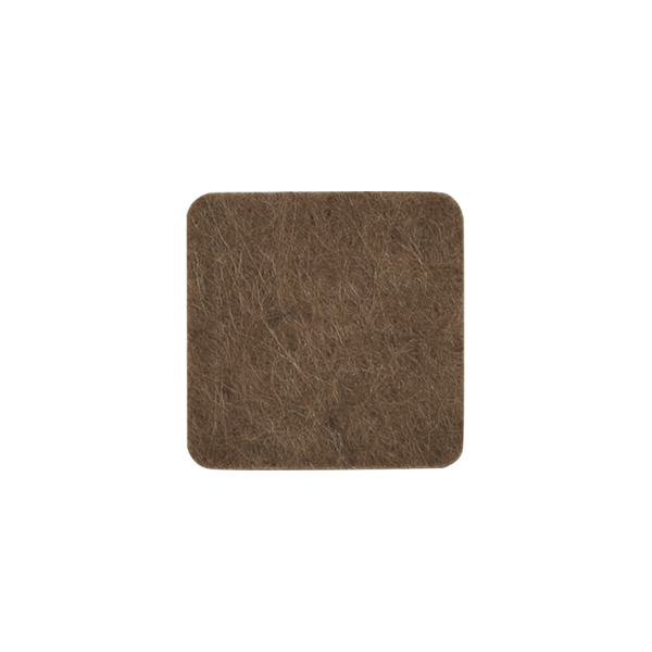 Подпятник войлочный 4х4 см (10шт) WEISS-A4040, цвет коричневый, Турция 