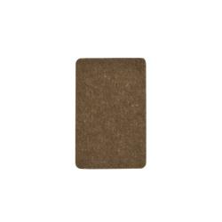 Подпятник войлочный 3,5x5,5 см (12шт) WEISS-A3555, цвет коричневый, Турция