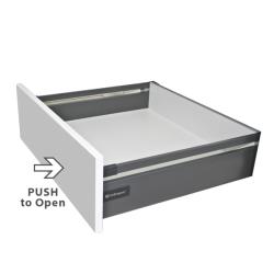 Комплект ящика Unihopper Magic Box Push to open H80, 500мм с рейлингом