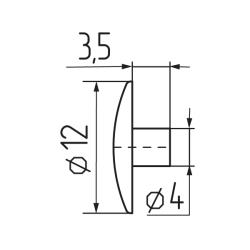 Заглушка №23 под шестигранник Чертеж