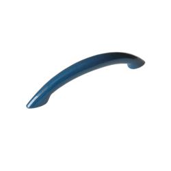 Распродажа Ручка-скоба 96мм 914 синяя гладкая
