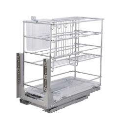 Корзина 300мм 2-уровневая K6PTJ025P ALBA 240х452х422мм, с доводчиком 