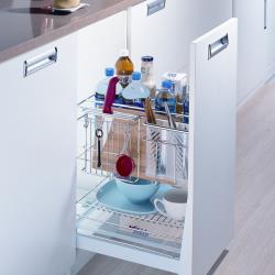 Корзина 300мм 2-уровневая K6PTJ025P ALBA 240х452х422мм, с доводчиком В мебели