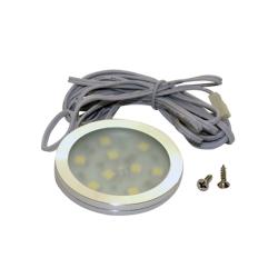 Светильник 9 LED, d60mm, ст.мат+ал.ан, тепл.бел., 12v 1,8w (08422.001)