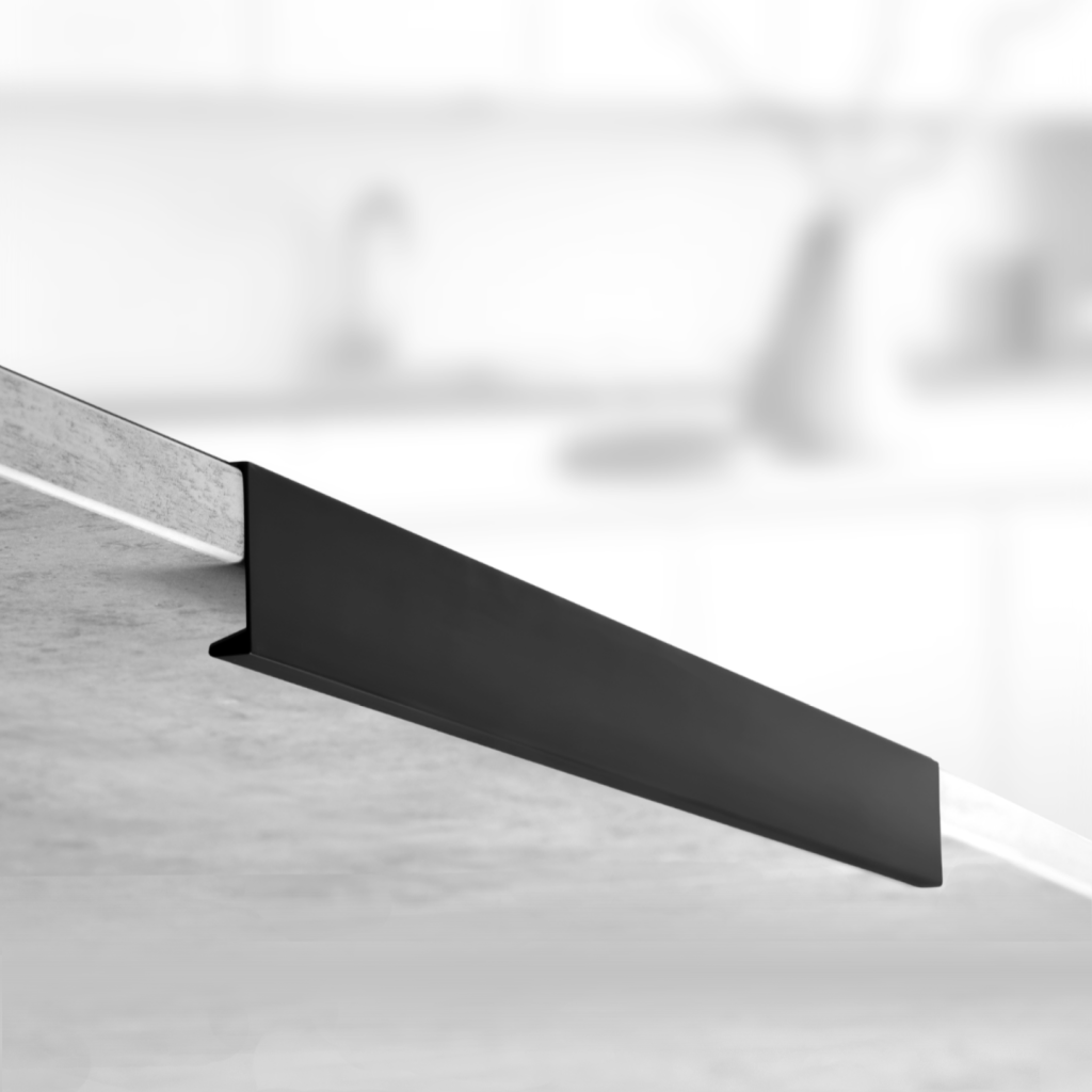 фото Ручка-скоба АТЛАС, 384/450 мм, черный матовый