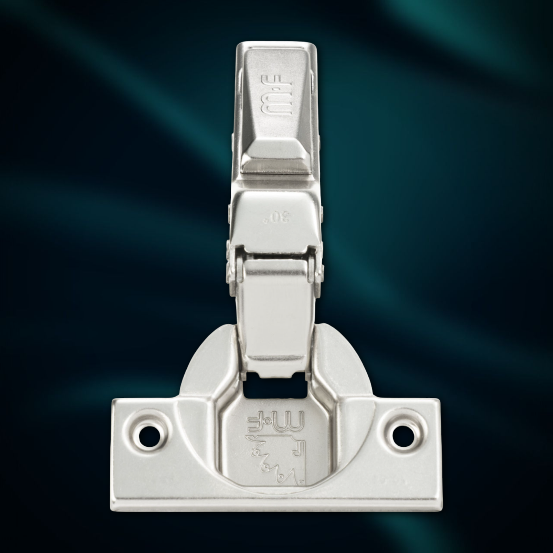 фото Петля угловая 30° MF Prima All-2-Way 3D, Clip-on, доводчиком, мягкий ход, никель