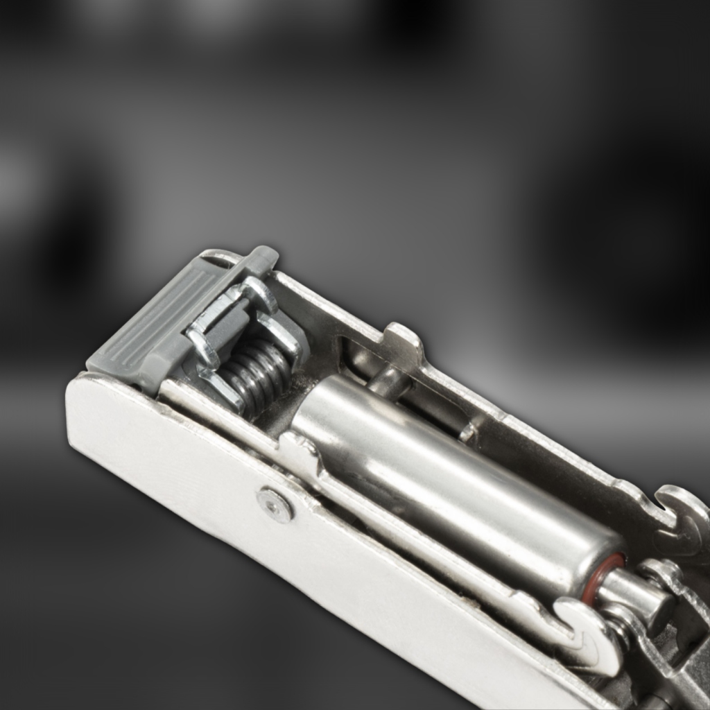 фото Петля вкладная MF Prima All-2-Way 3D, Clip-on, доводчиком, мягкий ход, никель