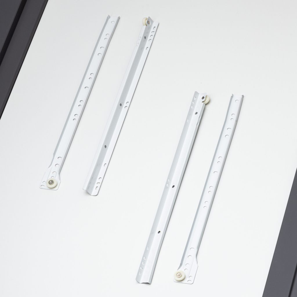 фото Роликовые направляющие  DS10 400mm белые