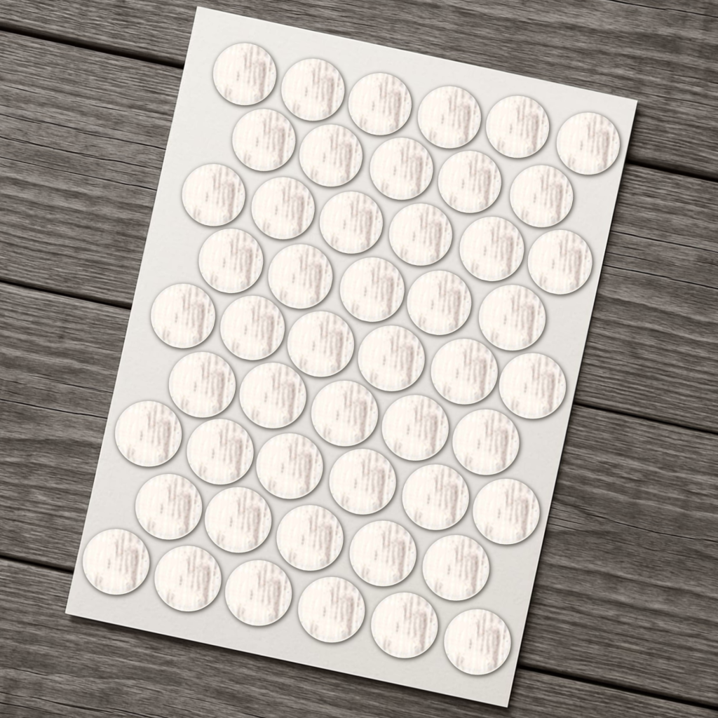 фото Заглушка самоклеящаяся D=14, античный белый (упаковка 2500 штук)