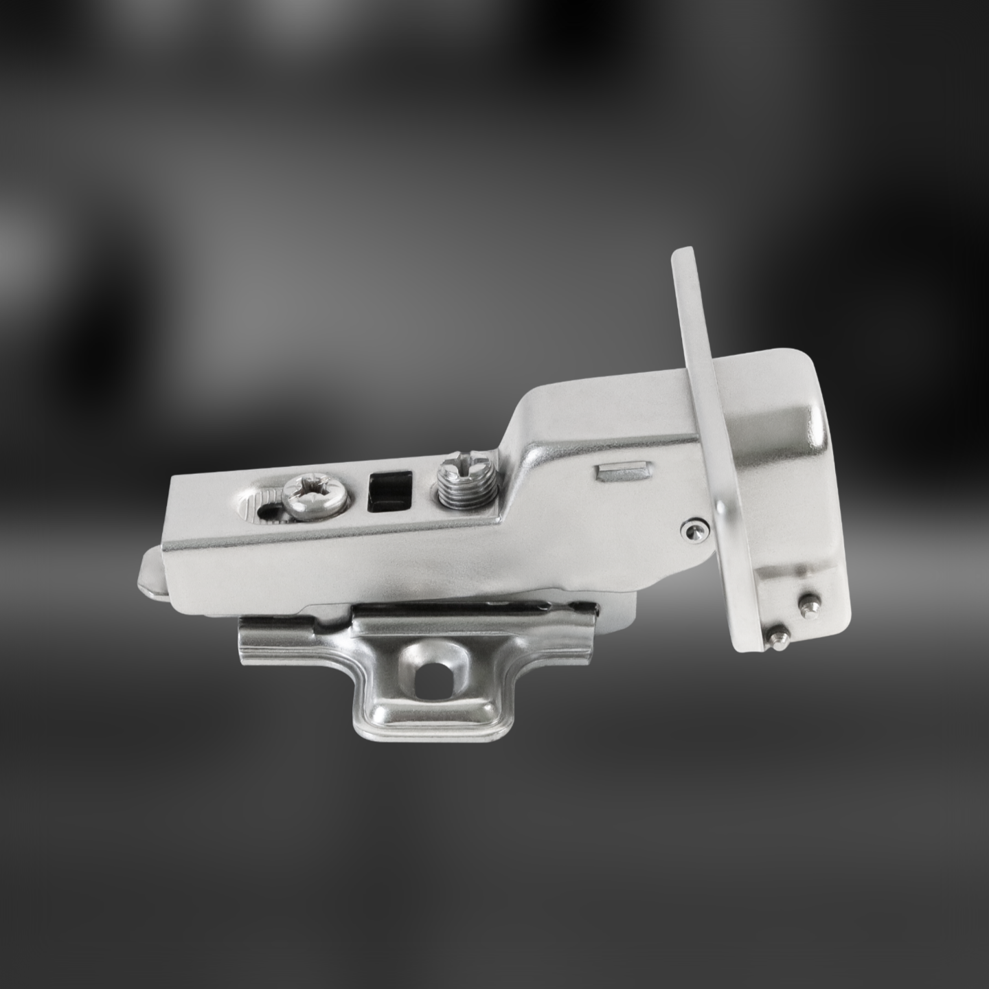 фото Петля полунакладная Clip-on с доводчиком нового поколения