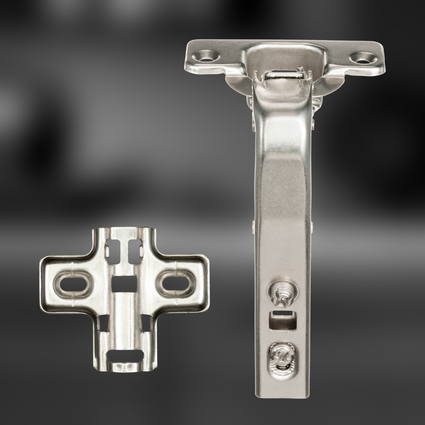 фото Петля угловая 90° Clip-on с доводчиком