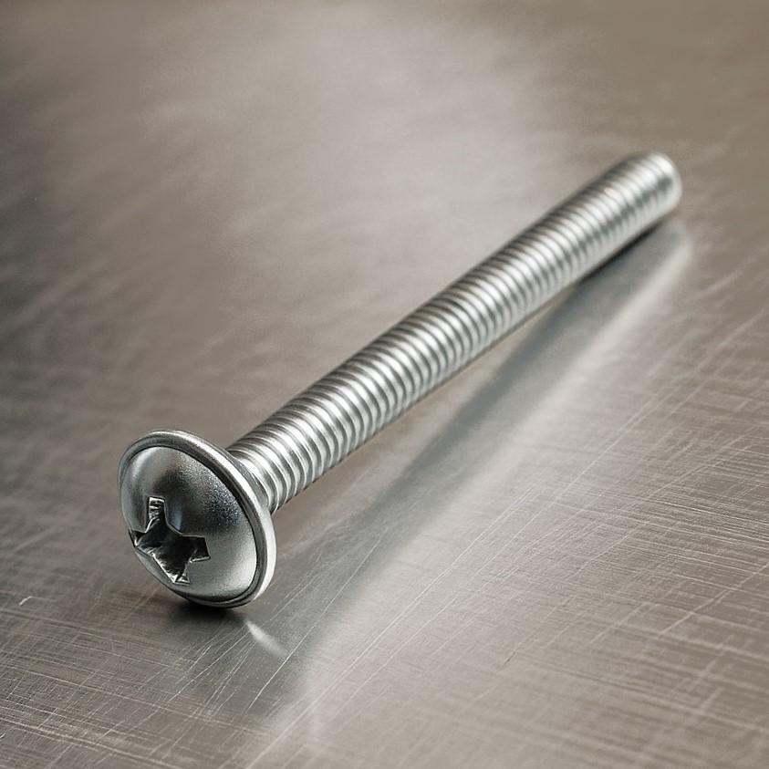 фото Винт М4х40мм (5кг ~ 1225шт), цинк белый