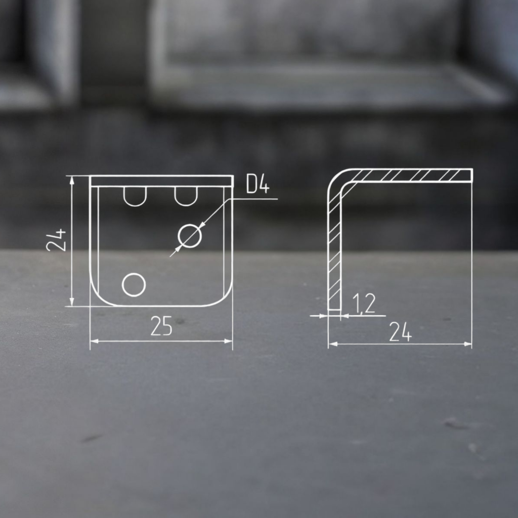 фото Уголок 24х24х25