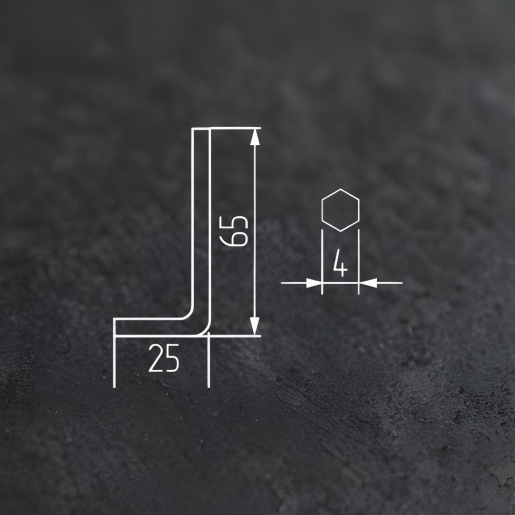 фото Ключ шестигранный для евровинта 4мм "Г"-образный