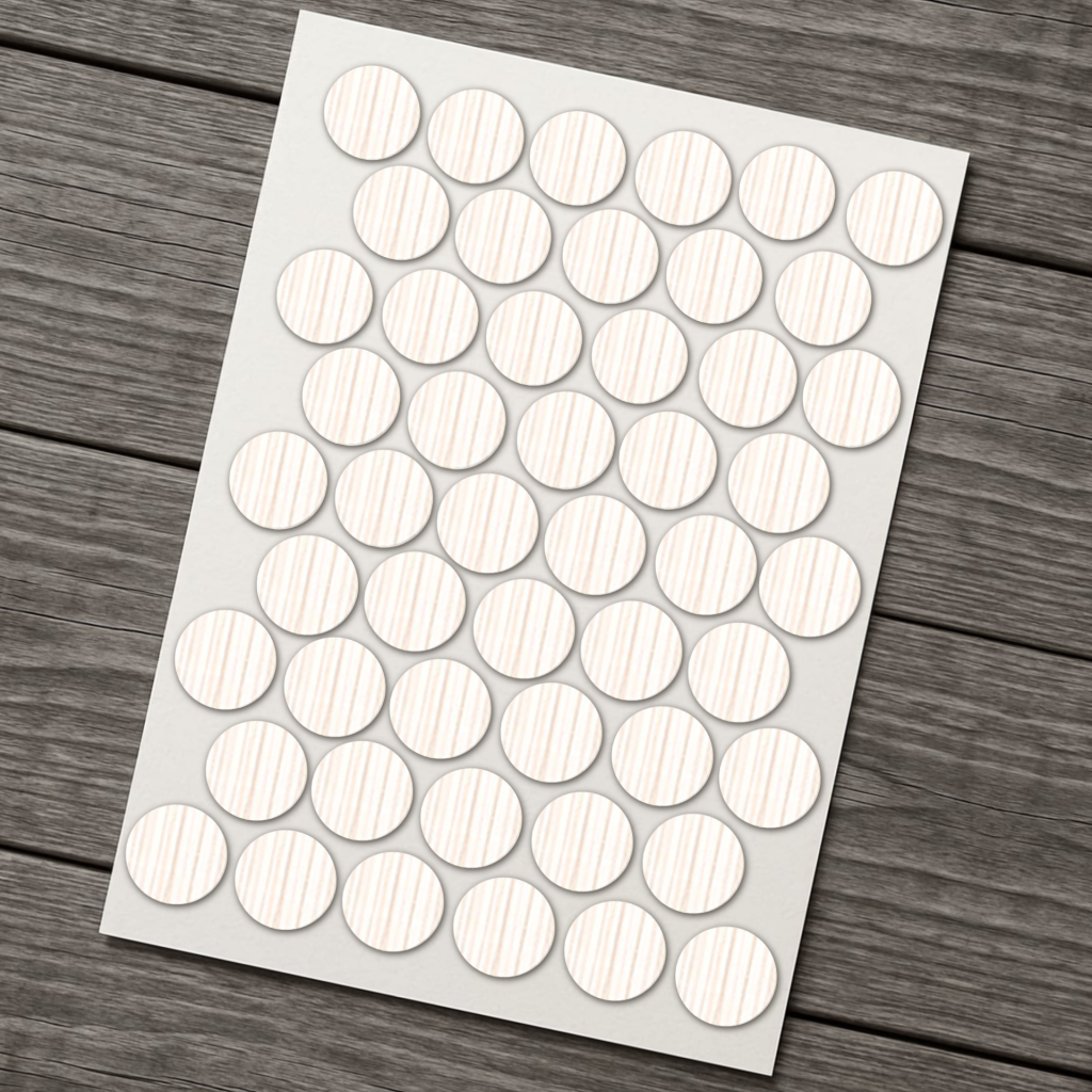 фото Заглушка самоклеящаяся D=14, кремовый светлый (упаковка 2000 штук)