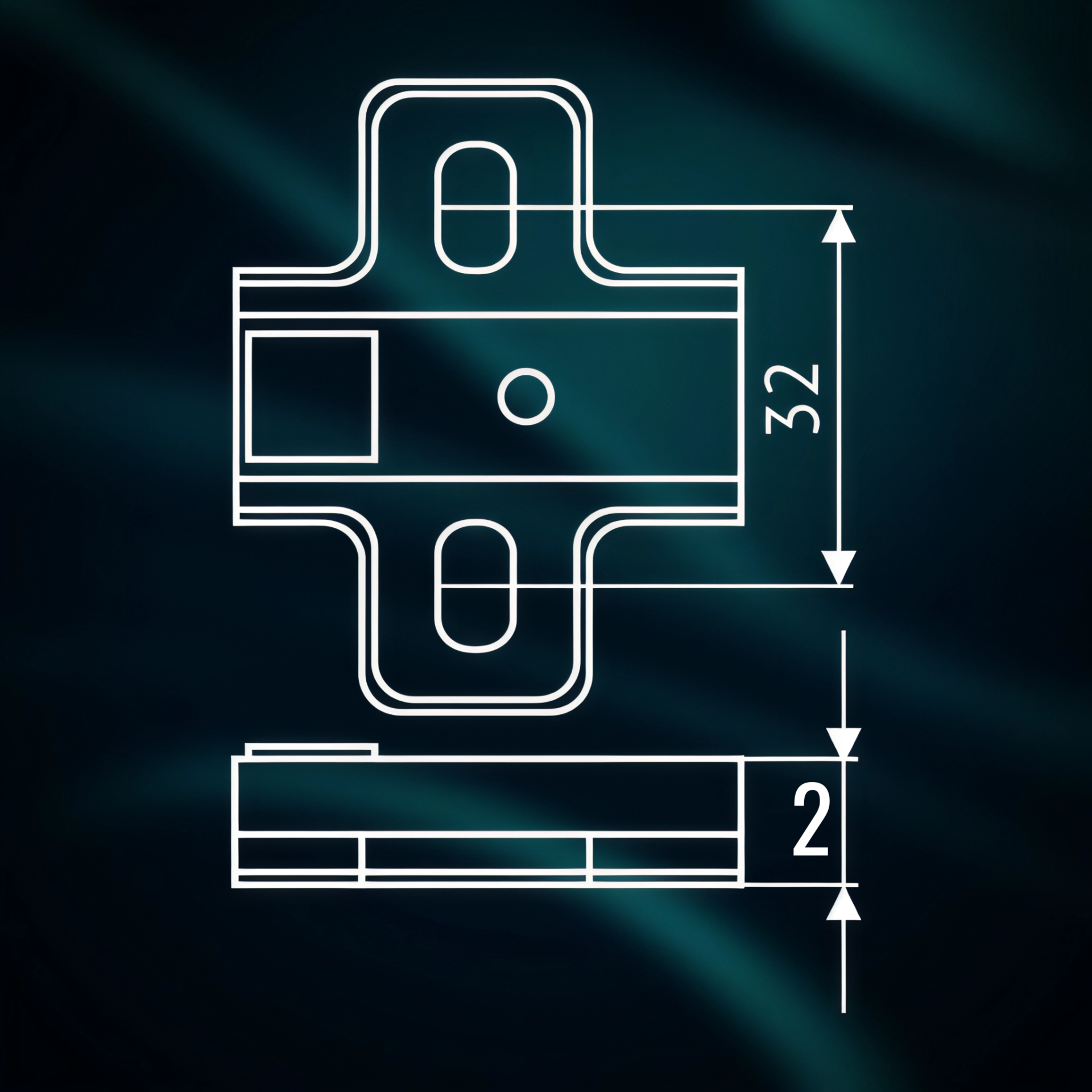 фото Площадка H=2 FGV  Integra 2-Way под саморез