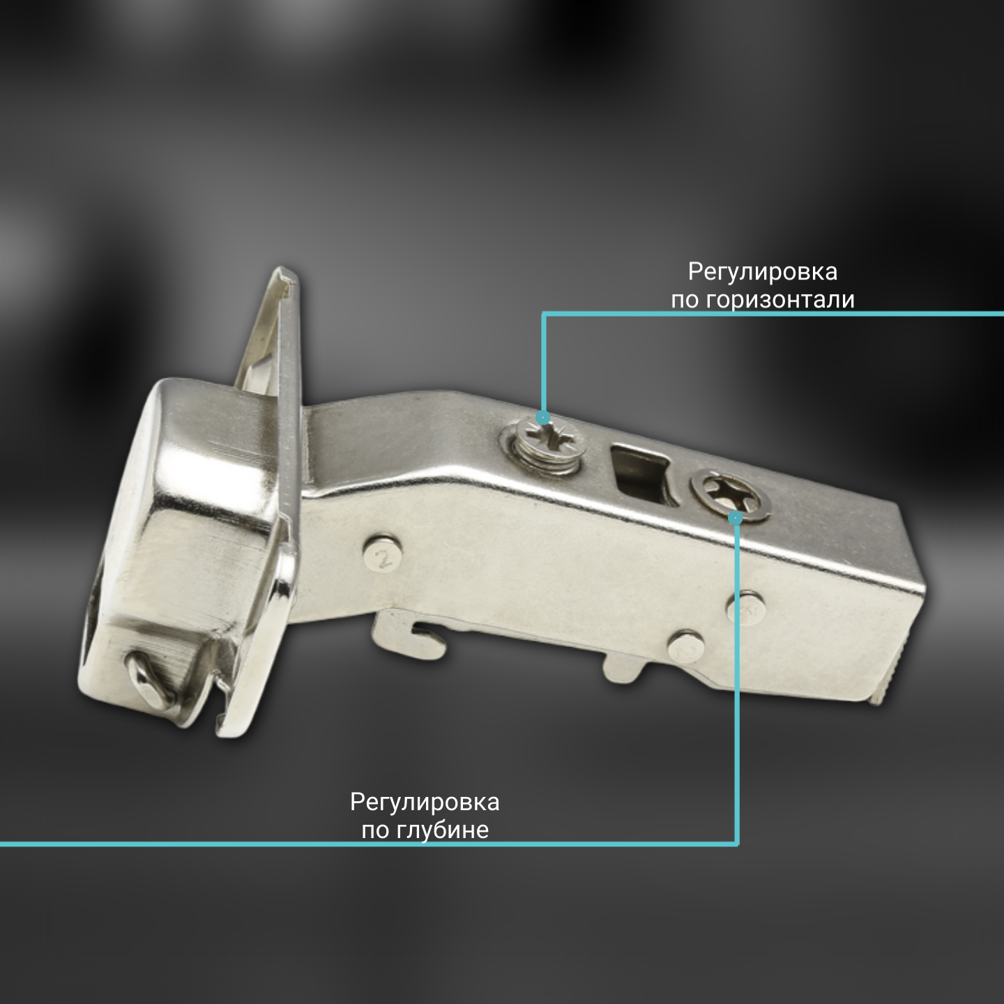 фото Петля накладная FGV Integra 2-Way с доводчиком