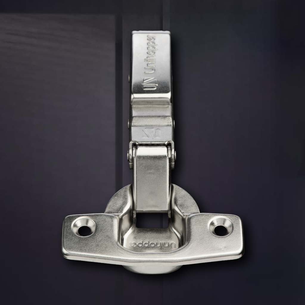 фото Накладная 3D петля UNIHOPPER SETTON с доводчиком, 48мм, с декоративной накладкой