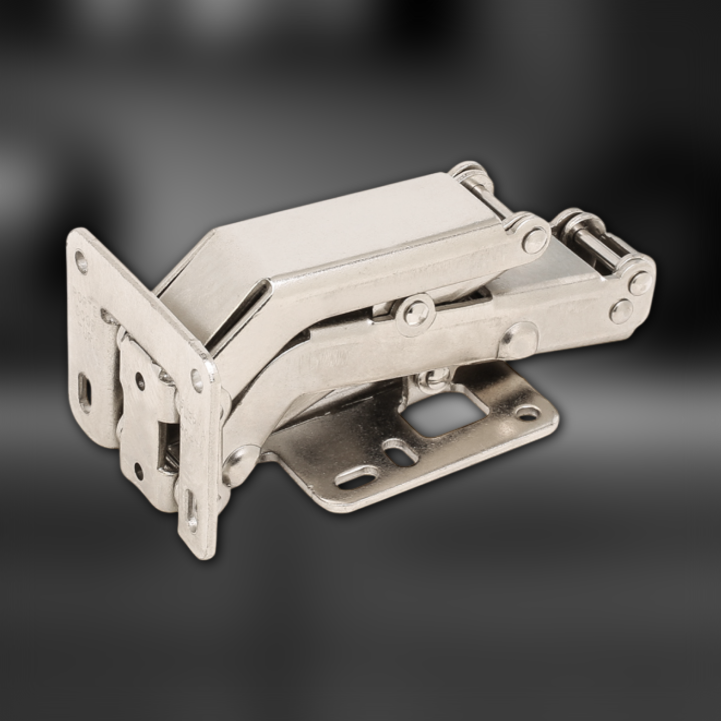 фото Петля без врезки с доводчиком