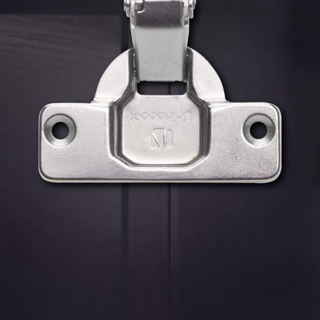 фото Угловая 30° 3D петля UNIHOPPER SETTON с доводчиком, 52 мм, с декоративной накладкой