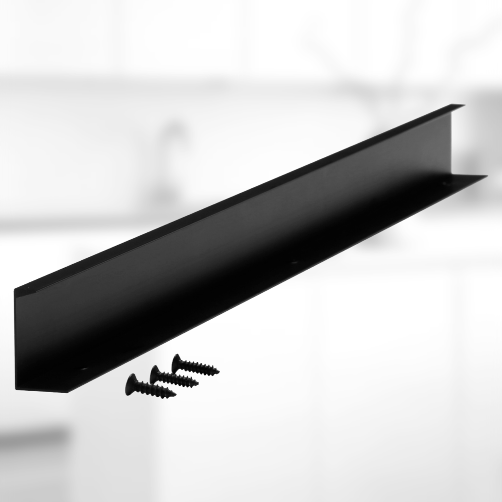 фото Ручка-скоба АТЛАС, 384/450 мм, черный матовый