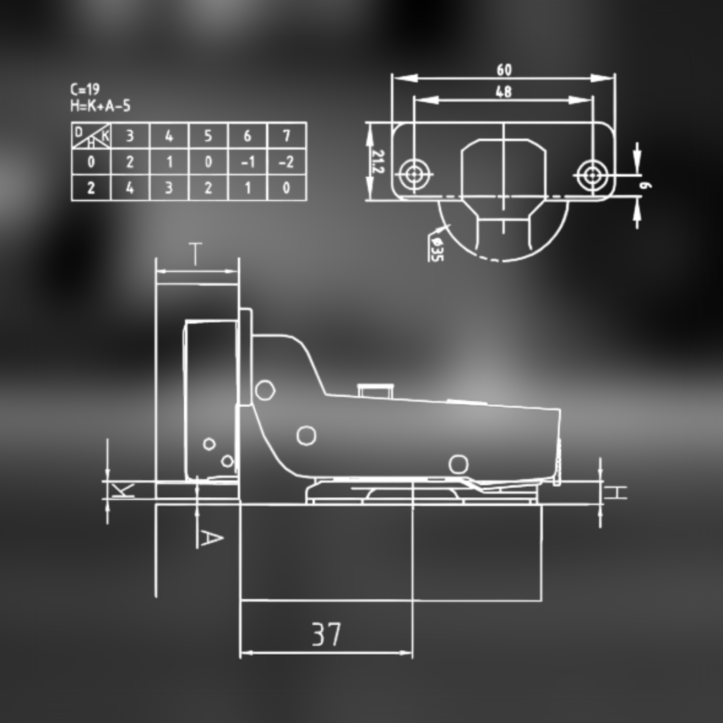 фото Петля вкладная FGV Integra 2-Way с доводчиком