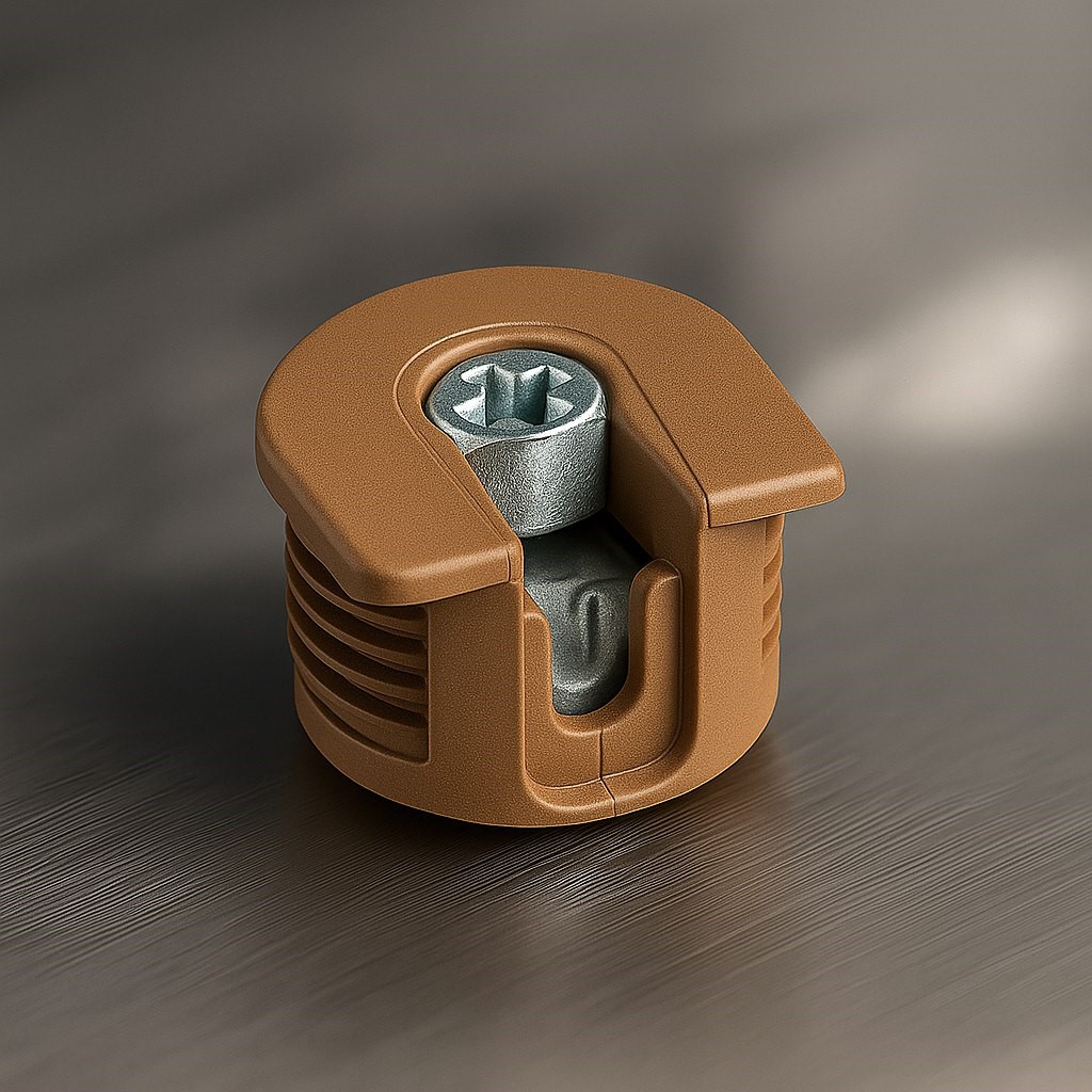 фото Эксцентрик усиленный пластиковый D20мм коричневый