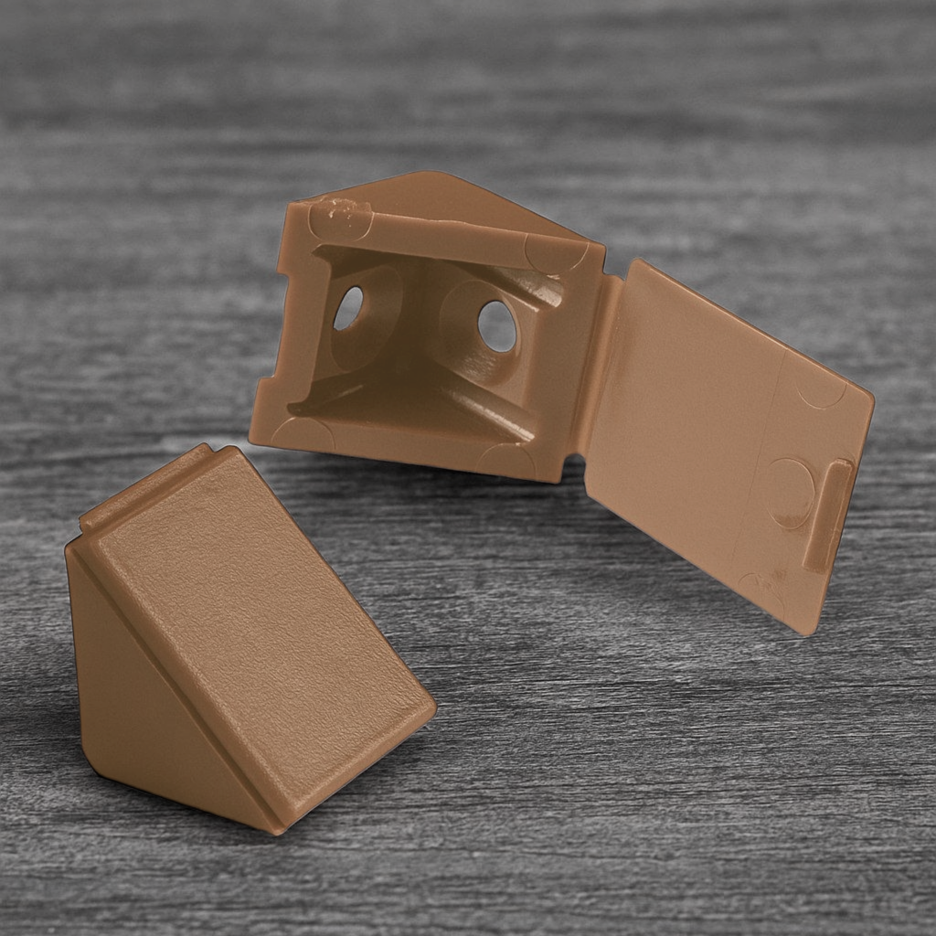 фото Уголок пластиковый монтажный, бук