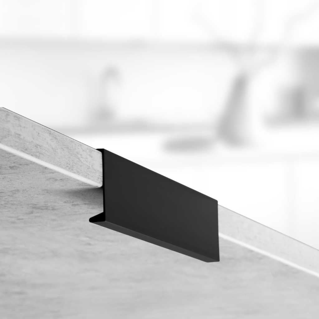 фото Ручка-скоба АТЛАС, 96/150 мм, черный матовый