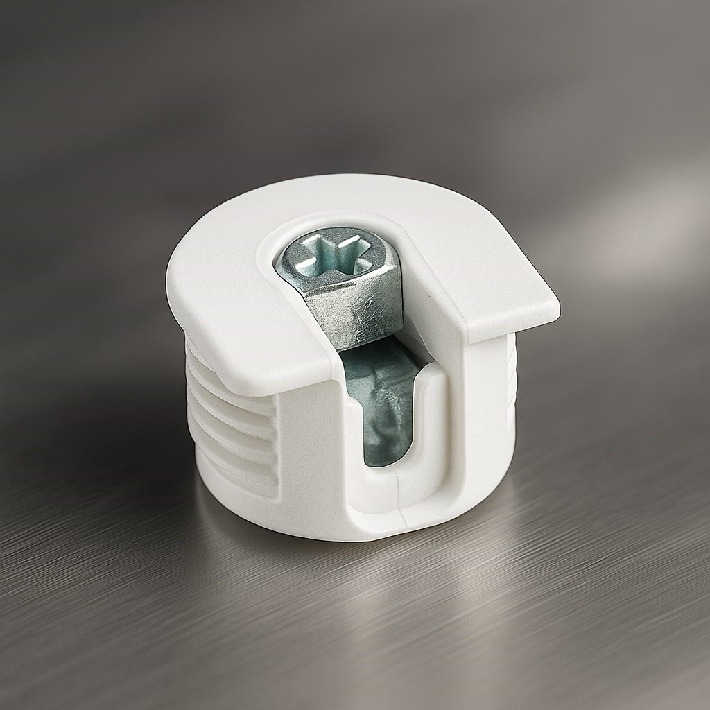 фото Эксцентрик усиленный пластиковый D20мм белый