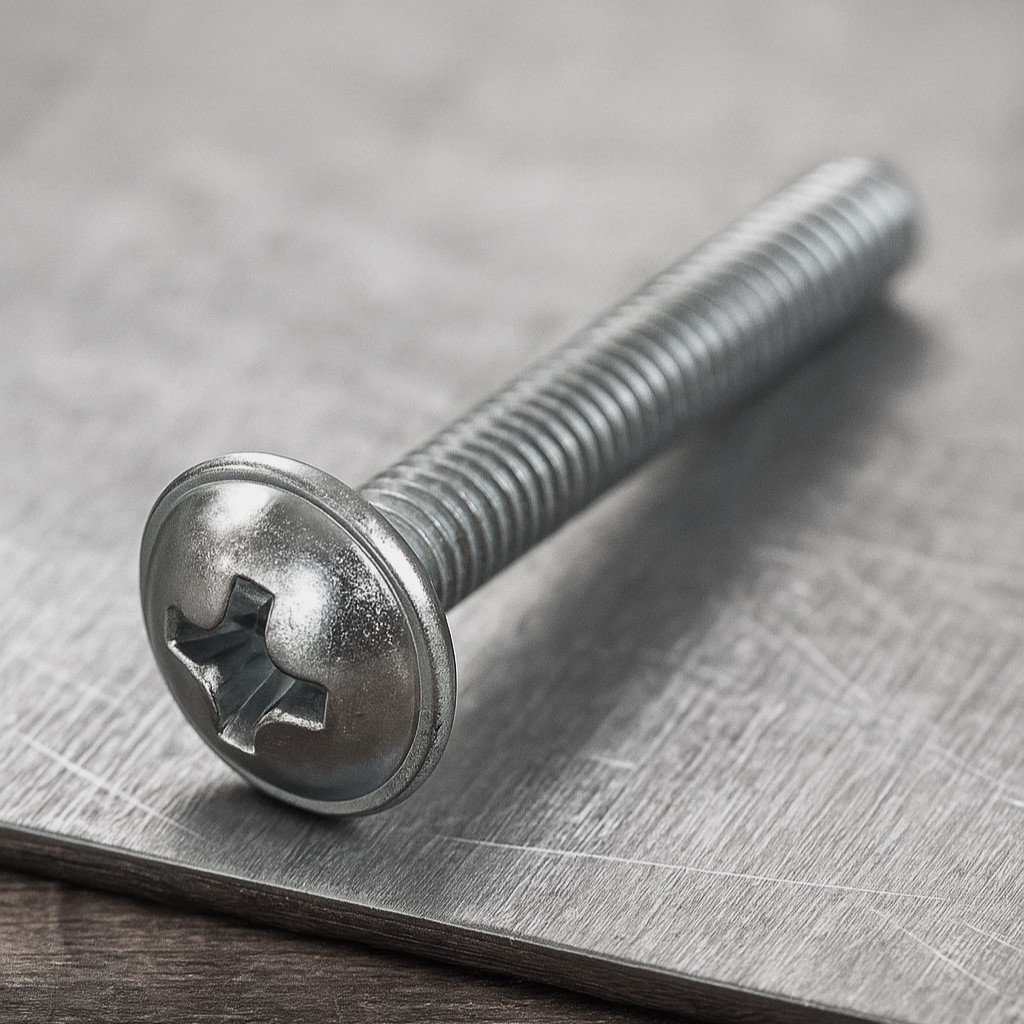 фото Винт М4х35мм (5кг ~ 1347-1500шт), цинк белый