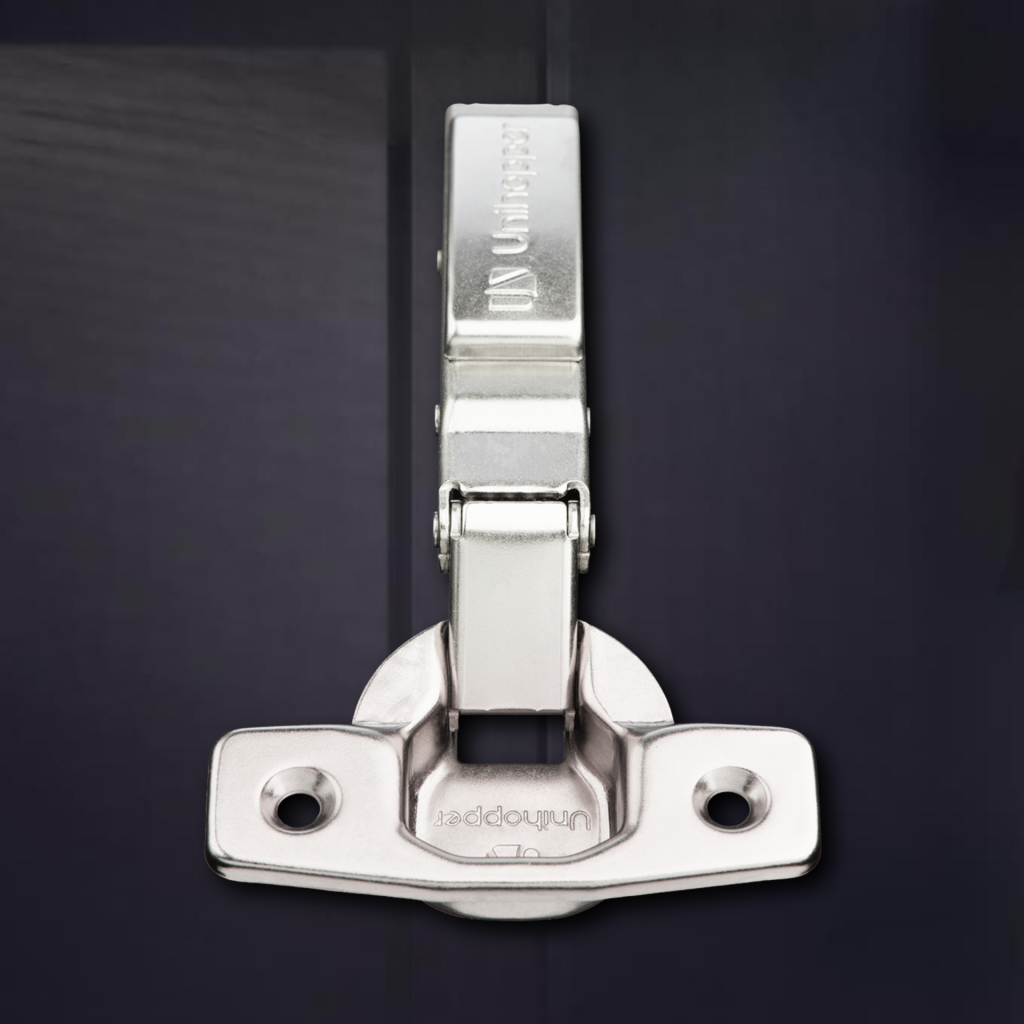 Накладная 3D петля UNIHOPPER SETTON с доводчиком, 45мм, с декоративной накладкой