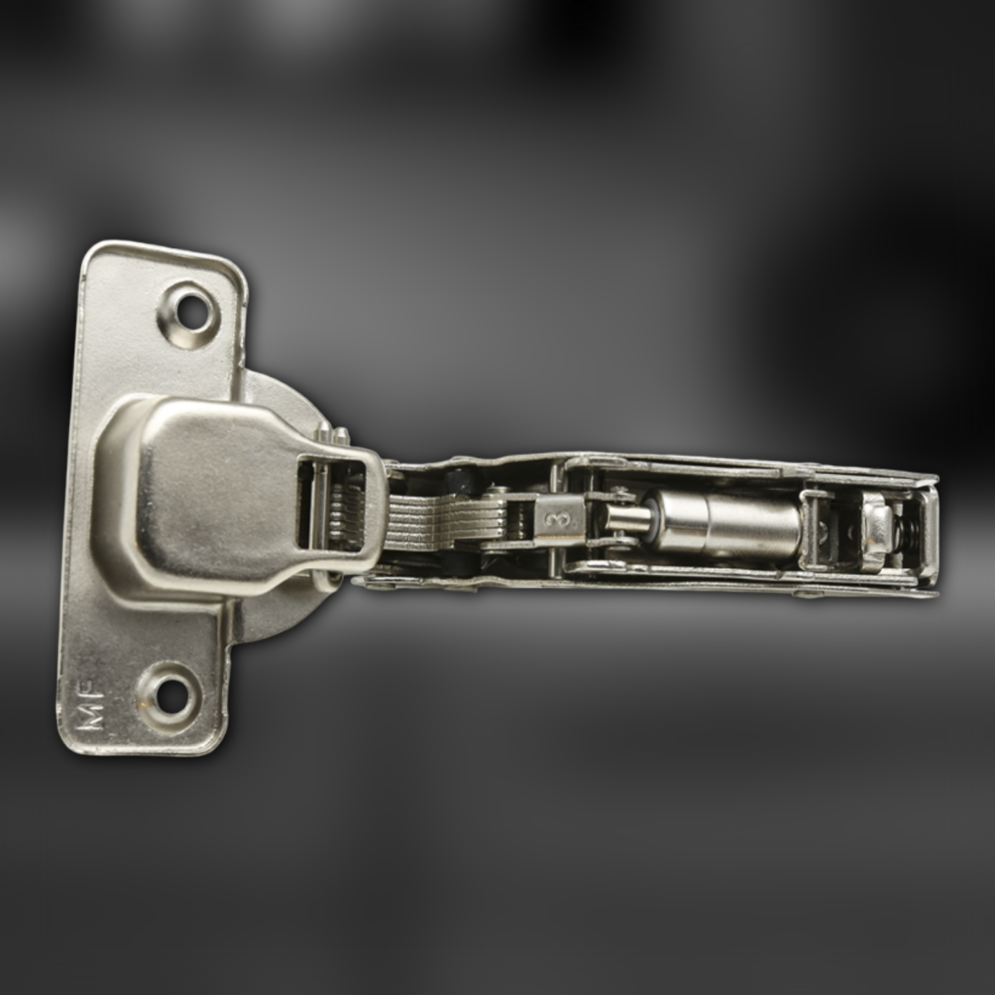 фото Петля полунакладная 091370.052 Clip-on с доводчиком