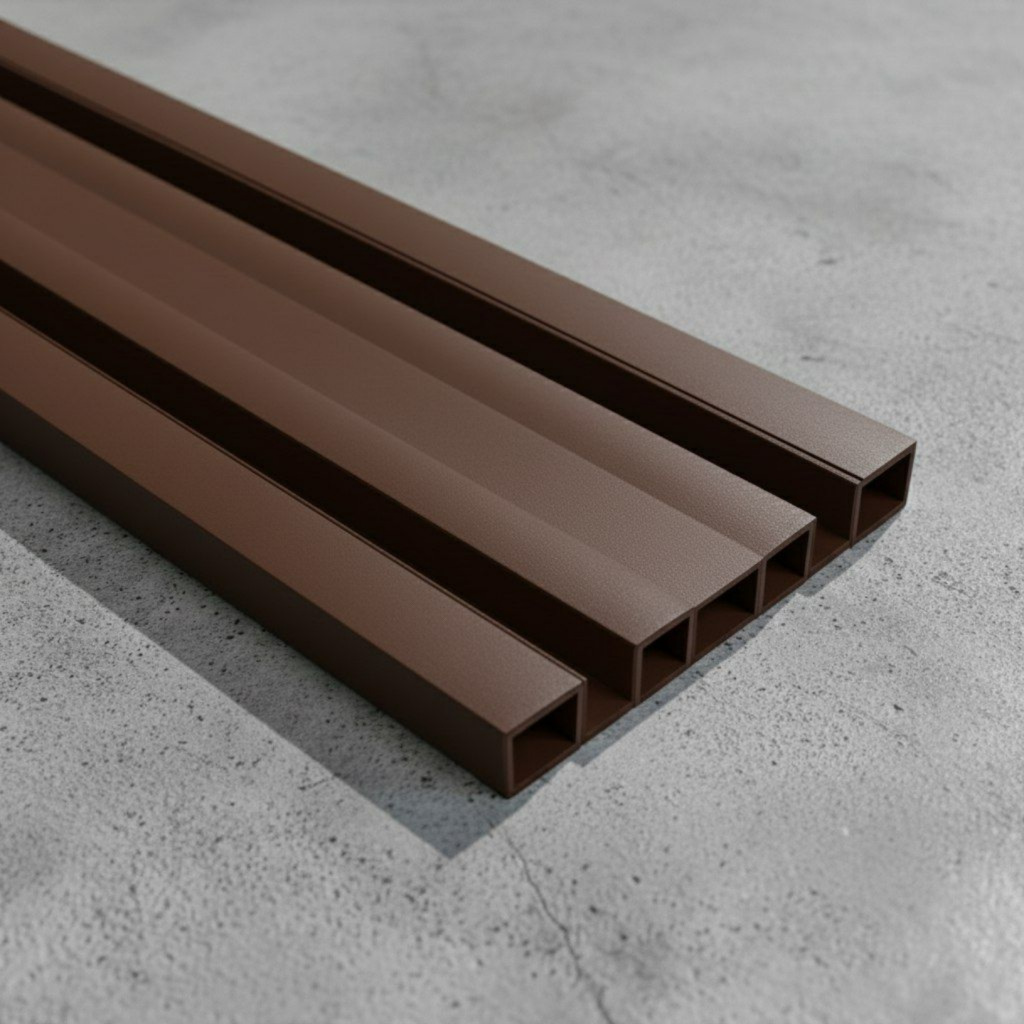 фото Направляющая сдвоенная коричневая 2м