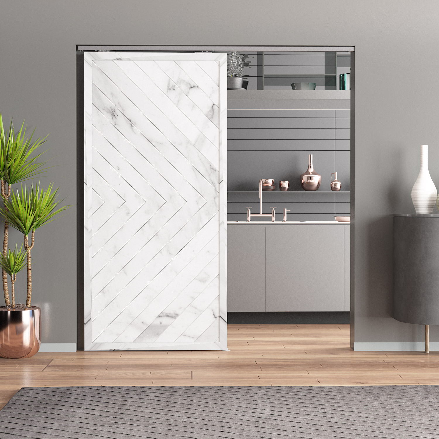 Раздвижные межкомнатные двери