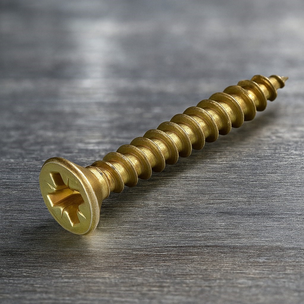 фото Саморез 3,5х30мм (2,26кг - 1750шт), цинк желтый