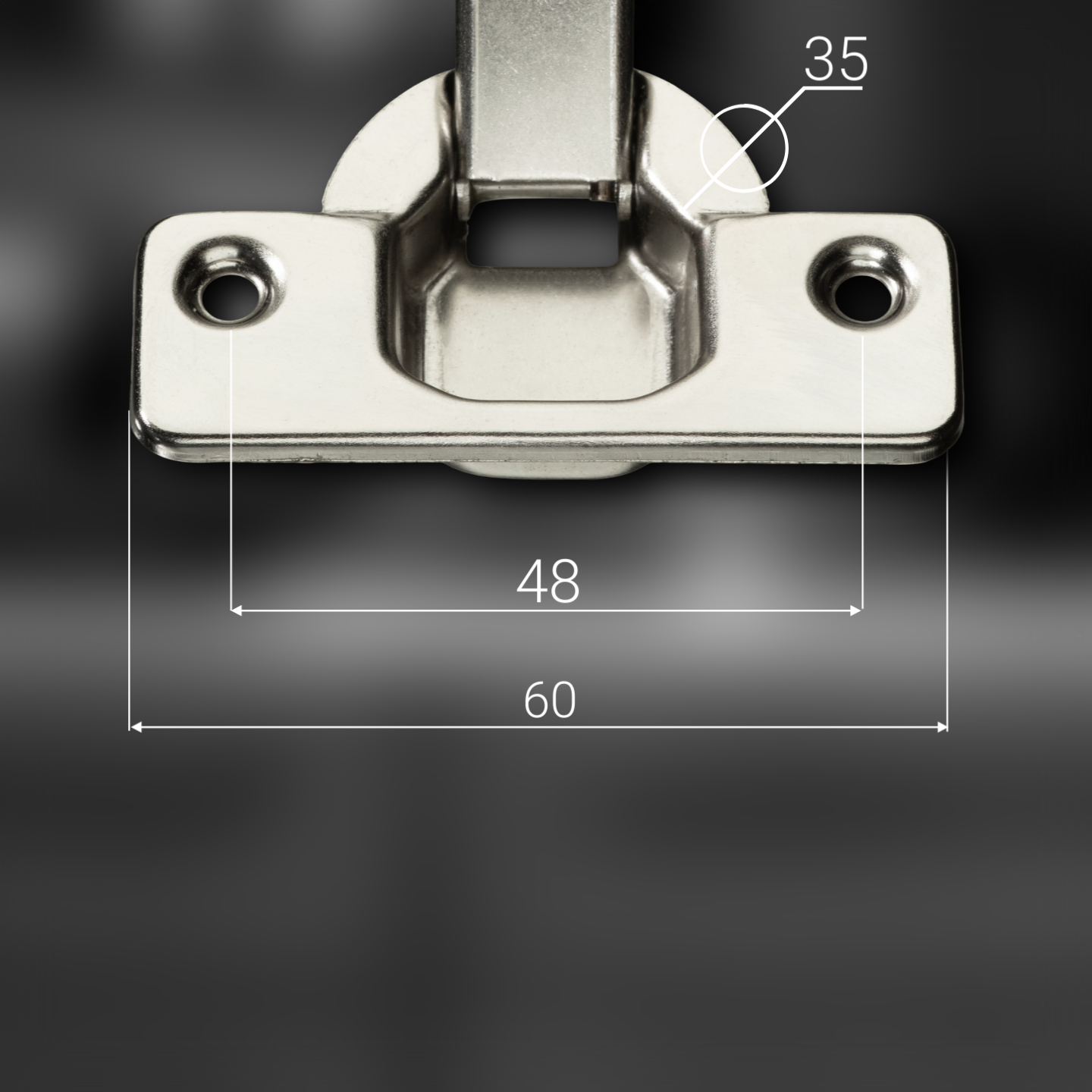 фото Петля накладная 091370.022 Clip-on с доводчиком