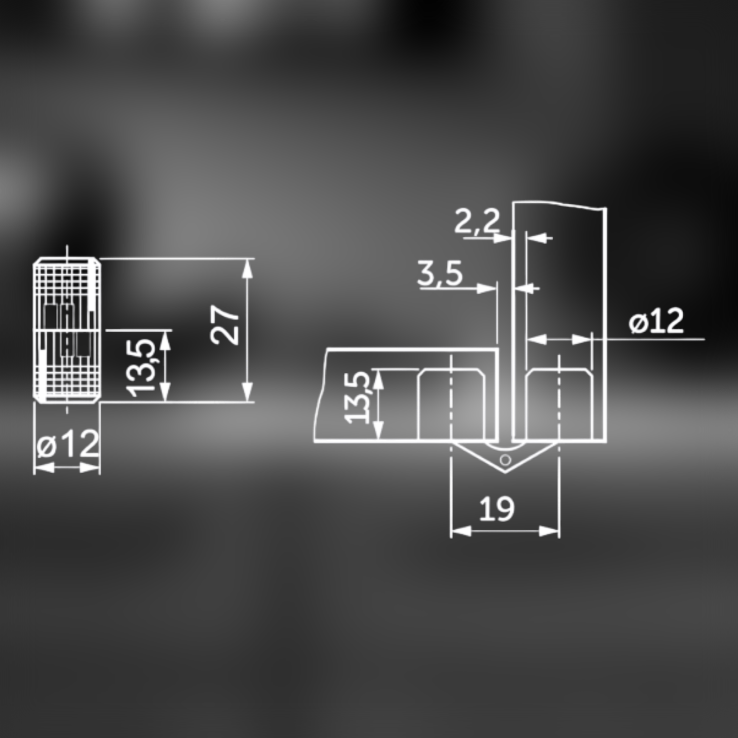 фото Петля цилиндрическая d-12мм