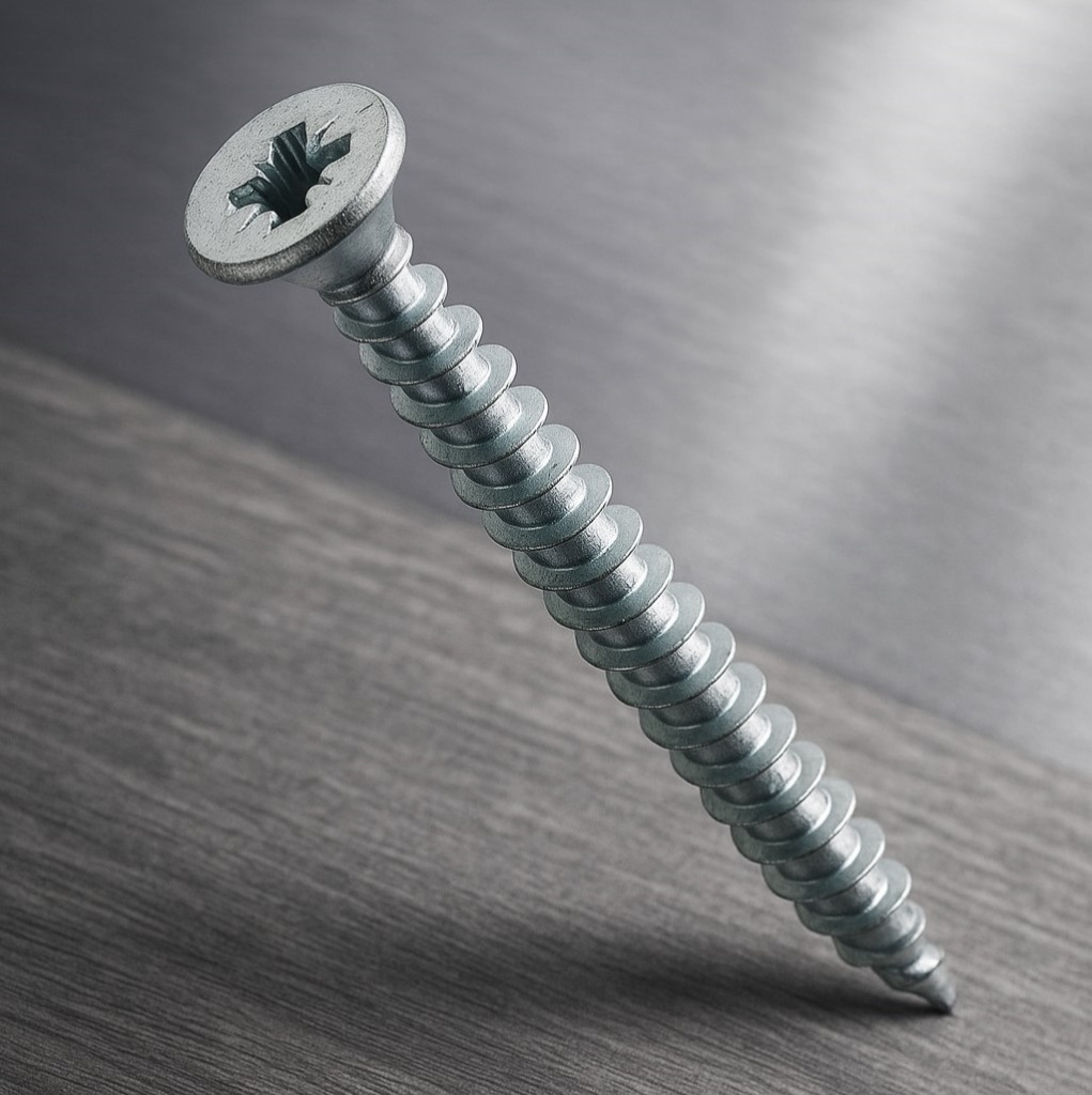 фото Саморез 4х30мм (2,37кг - 1400шт), цинк белый