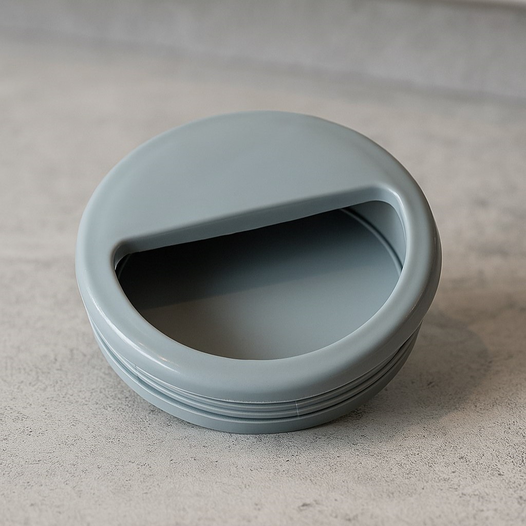 фото Ручка врезная D=50, серый