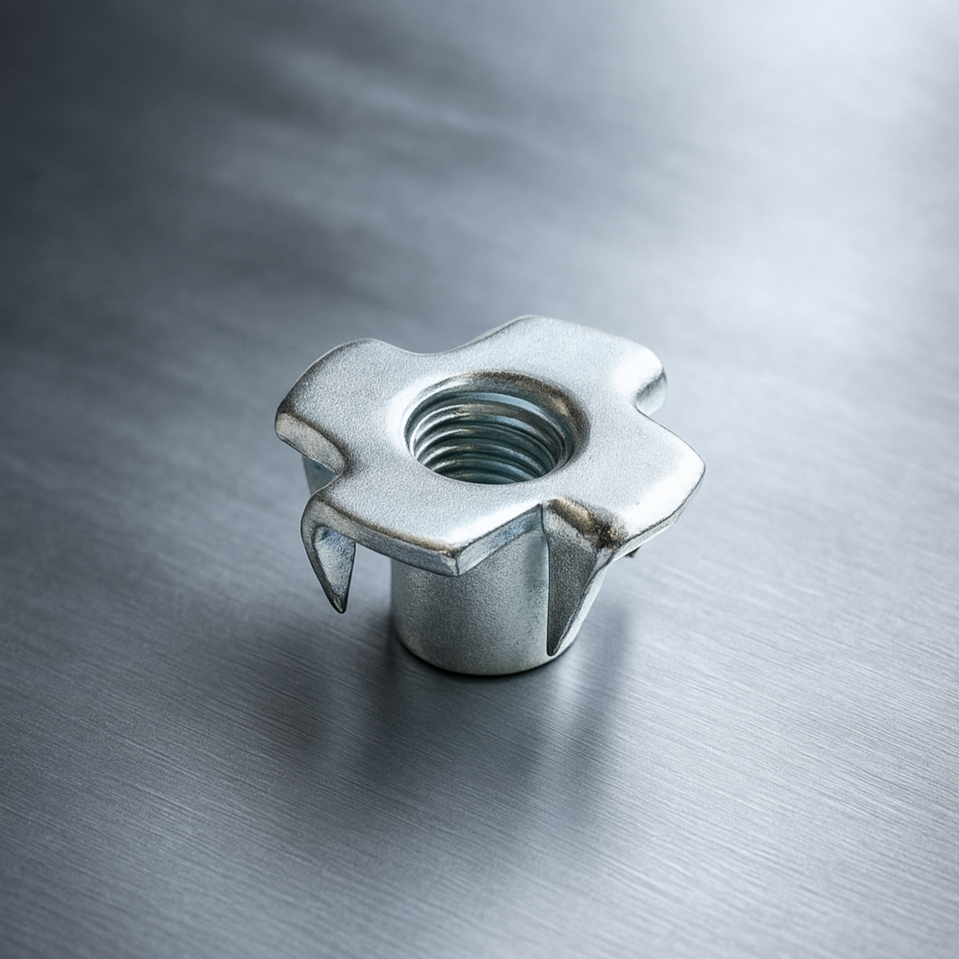 фото Гайка-ус М6х10 DIN1624 оцинкованная