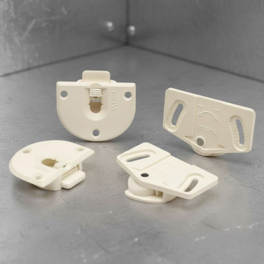 фото Ролики на дверь регулируемые SKM-15 белые