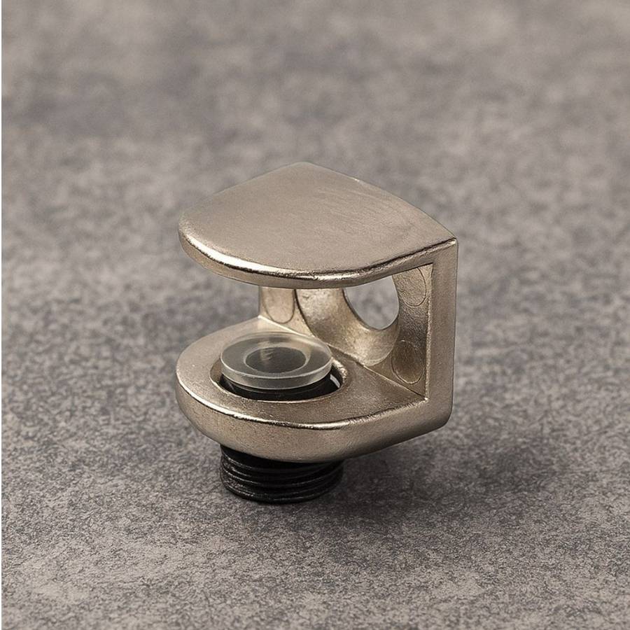 фото Полкодержатель для стеклянной полки толщиной 5-9мм, никель