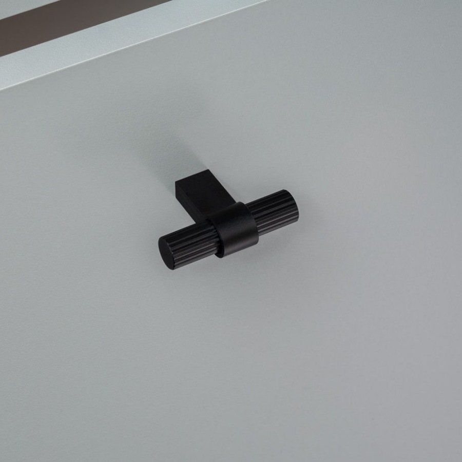 фото Ручка-кнопка АСТРЕЯ, черный матовый