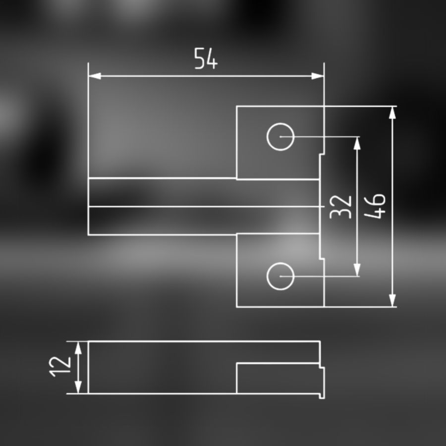фото Держатель для газового амортизатора одной двери,20144