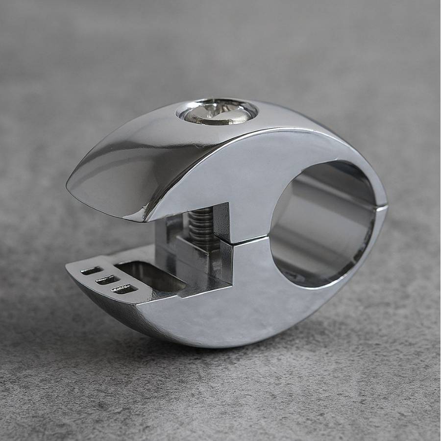 фото Крепление для стекла и панели R-7, хром, гальваника АЛЬБА